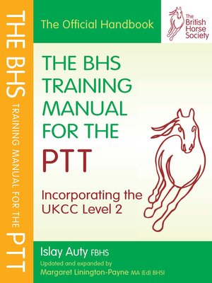 cover image of BHS TRAINING MANUAL FOR THE PTT